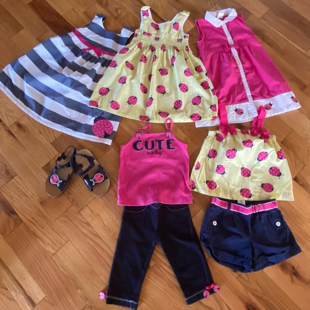 Girls Gymboree Ladybug collection bundle